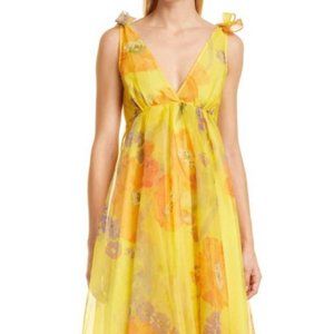 Staud Floral Maxi Dress